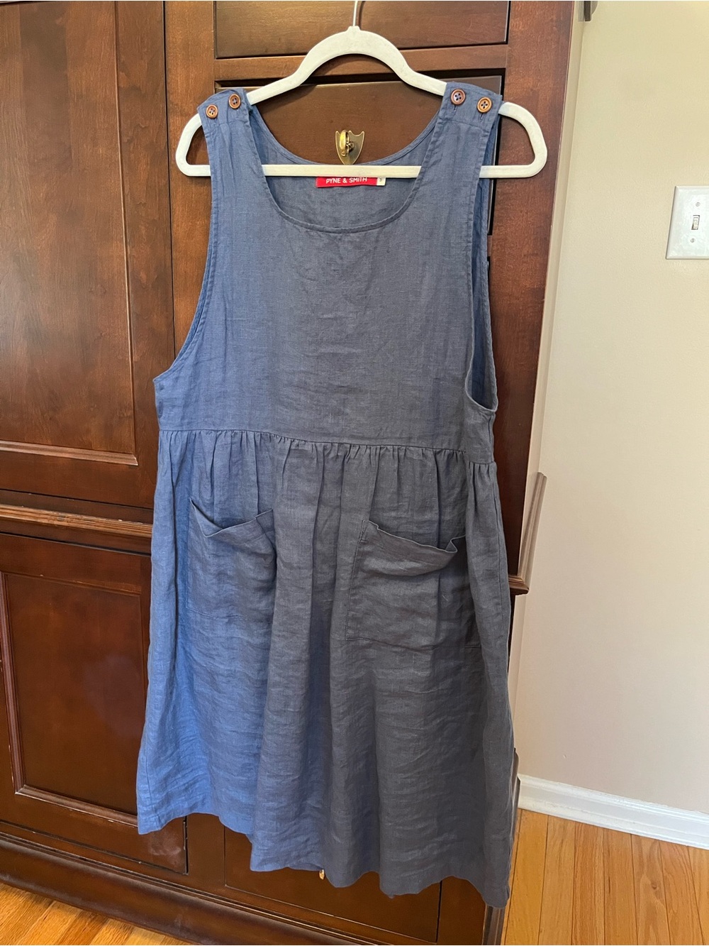 Pyne & Smith Pinafore Medium Vintage Blue